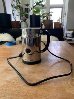 Nespresso: Aeroccino Plis Milk Frother, Chrome