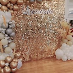 Shimmering Backdrop Panels