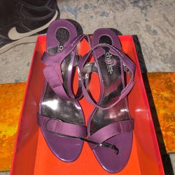 purple Charles by Charles David slingback sandals size 10