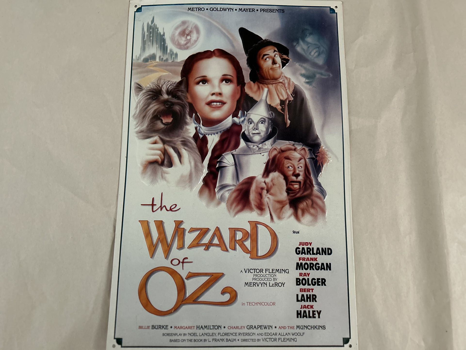 1994 - Wizard of Oz - Tin Poster