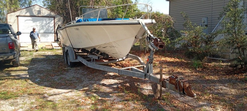 22' MAKO Boat W/Trailer