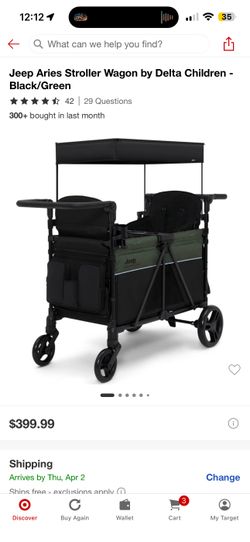 Jeep wagon stroller for kids