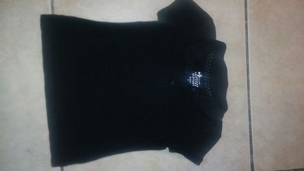 Girls Black Polo Shirt