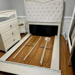 Eight Piece Bedroom Set Plus Tv