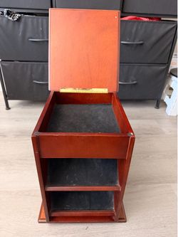 Lori Greiner Rotating Wooden Jewelry Box Organizer – Excellent Condition