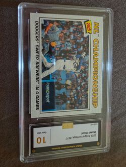 Shohei ohtani NL Champ SWEEP card