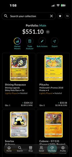 Pokémon raw singles lot