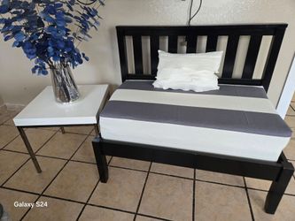 Wood bench with tablex2