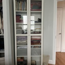 IKEA Billy Shelf with Glass Doors