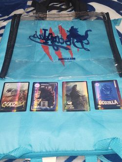 Godzilla dodgers trading cards