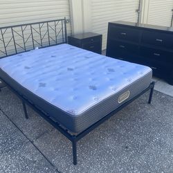 Black Queen Bedroom Furniture Dresser Set