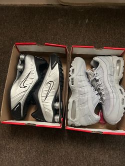 Airmax 95 wolf grey sz11 an Nike shox sz 10.5