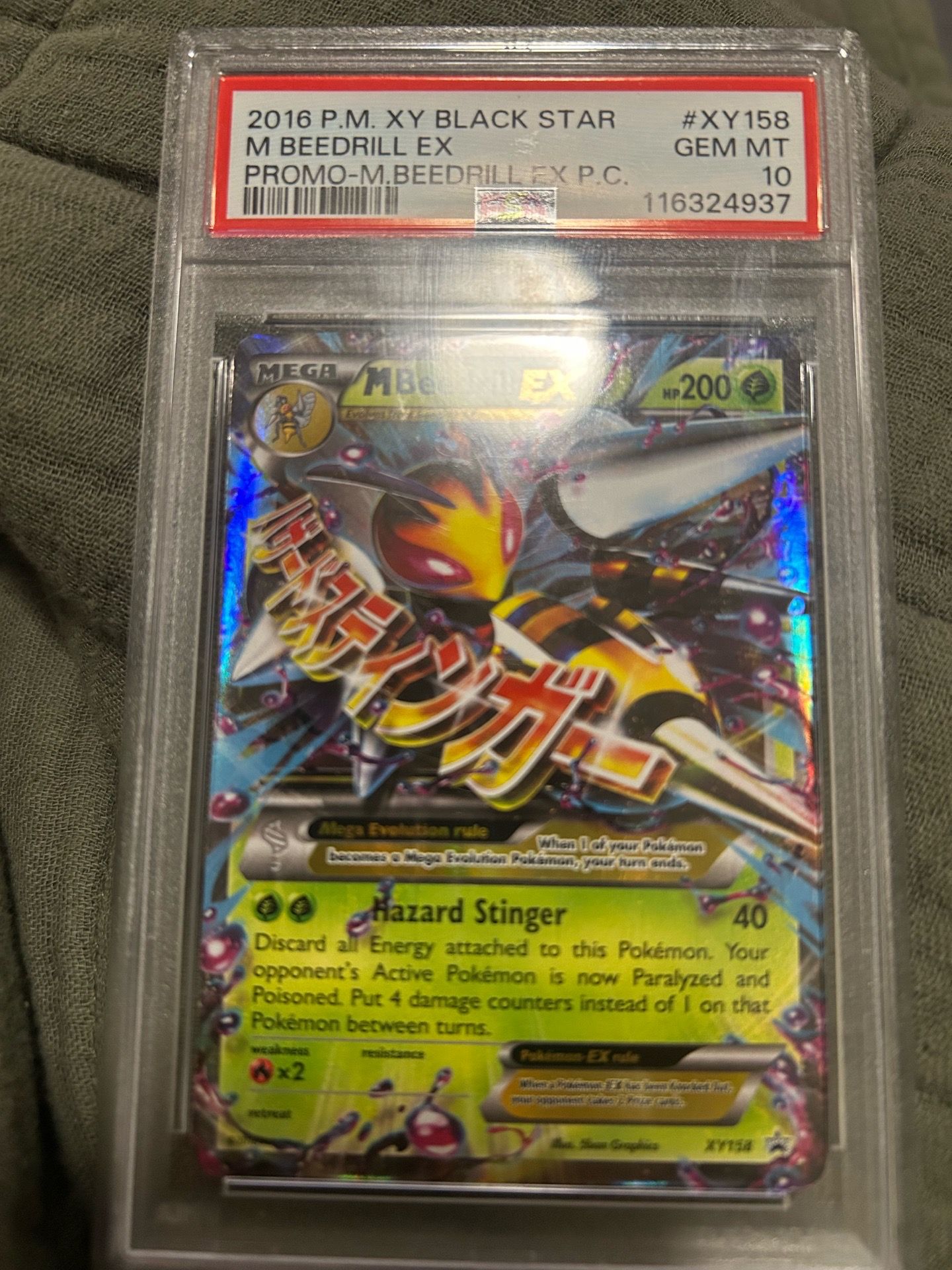 PSA 10 Beedrill XY158