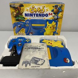 Nintendo 64 Blue Pikachu