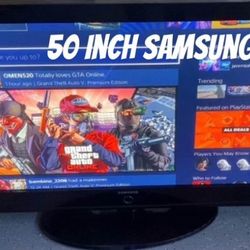 Samsung TV 50 Inches With Remote