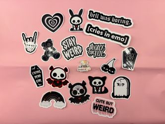 emo sticker set