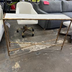 Jessa  Forged Metal Rectangle Console Table 