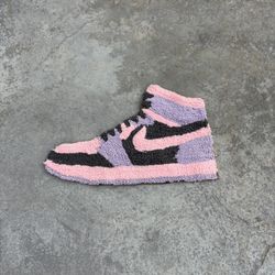 Nike Shoe Rug Pink Purple 
