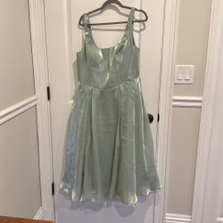 Sage Green Wedding Guest Dress Size 14
