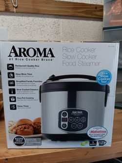 Aroma Rice Cooker, Creamer, Slow Cooker : Brand New