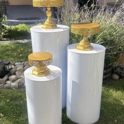 Cake Stand Pillars/ Decor