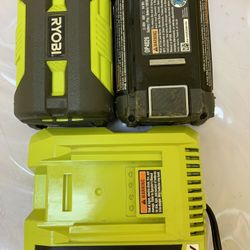 RYOBI 40V Lithium-Ion High Capacity And Charge 