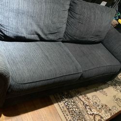 7’ Blue Ashley Furniture Couch 