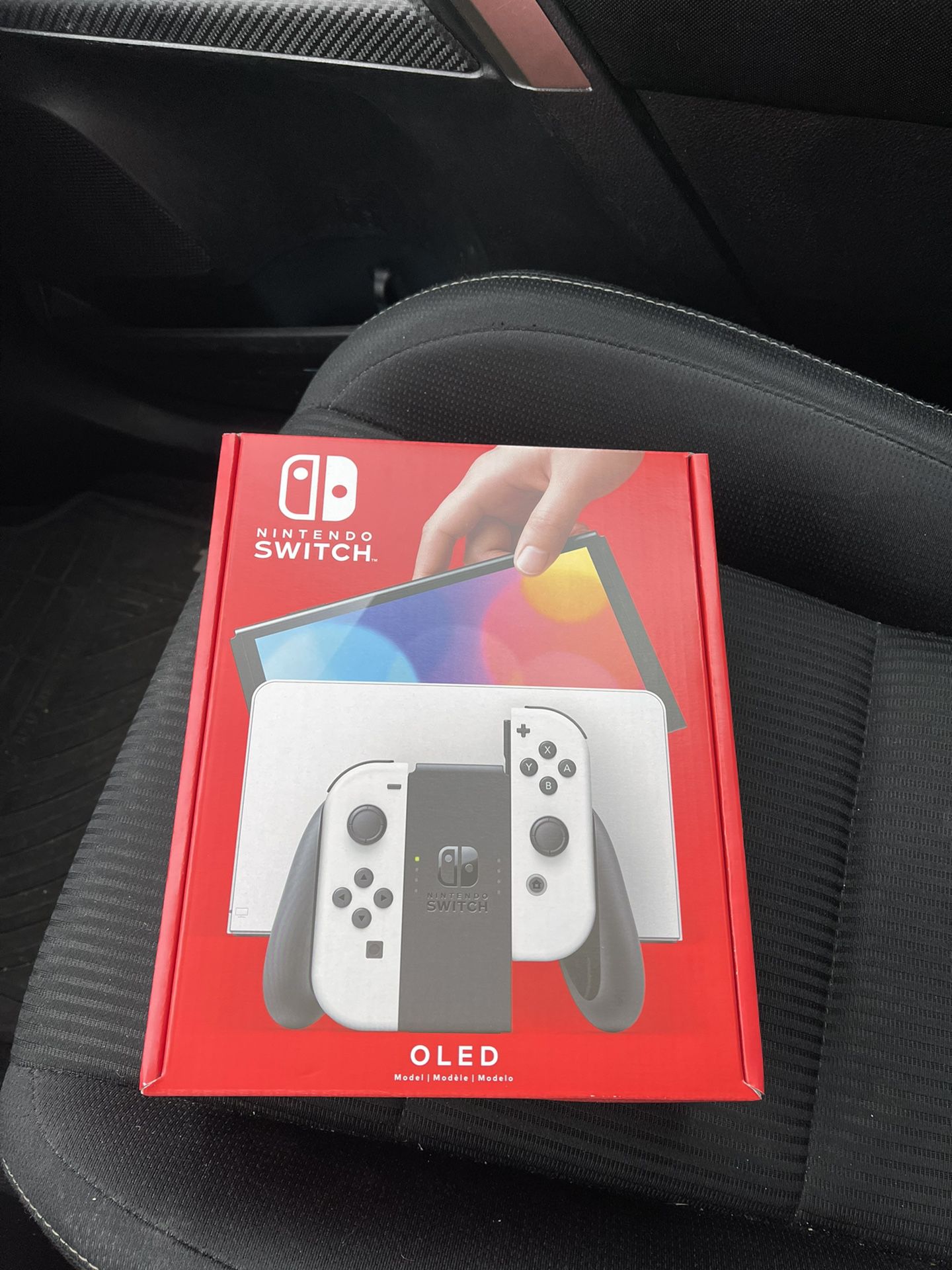 nintendo switch oled from target with receipt . brand new never unopened . pick up in renton 