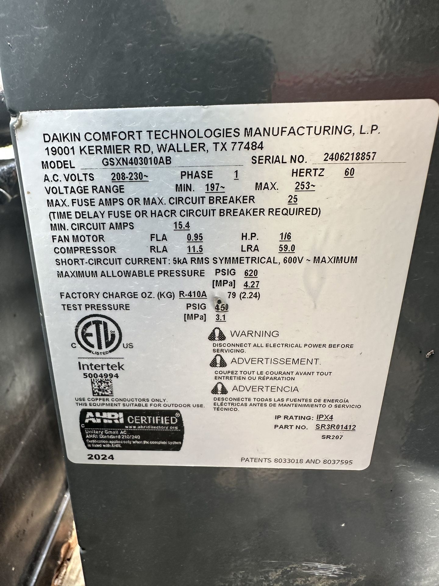 2.5 Ton Goodman