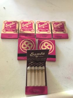 Vintage SANDS Hotel&Casino Reno Matches 8 unused packs