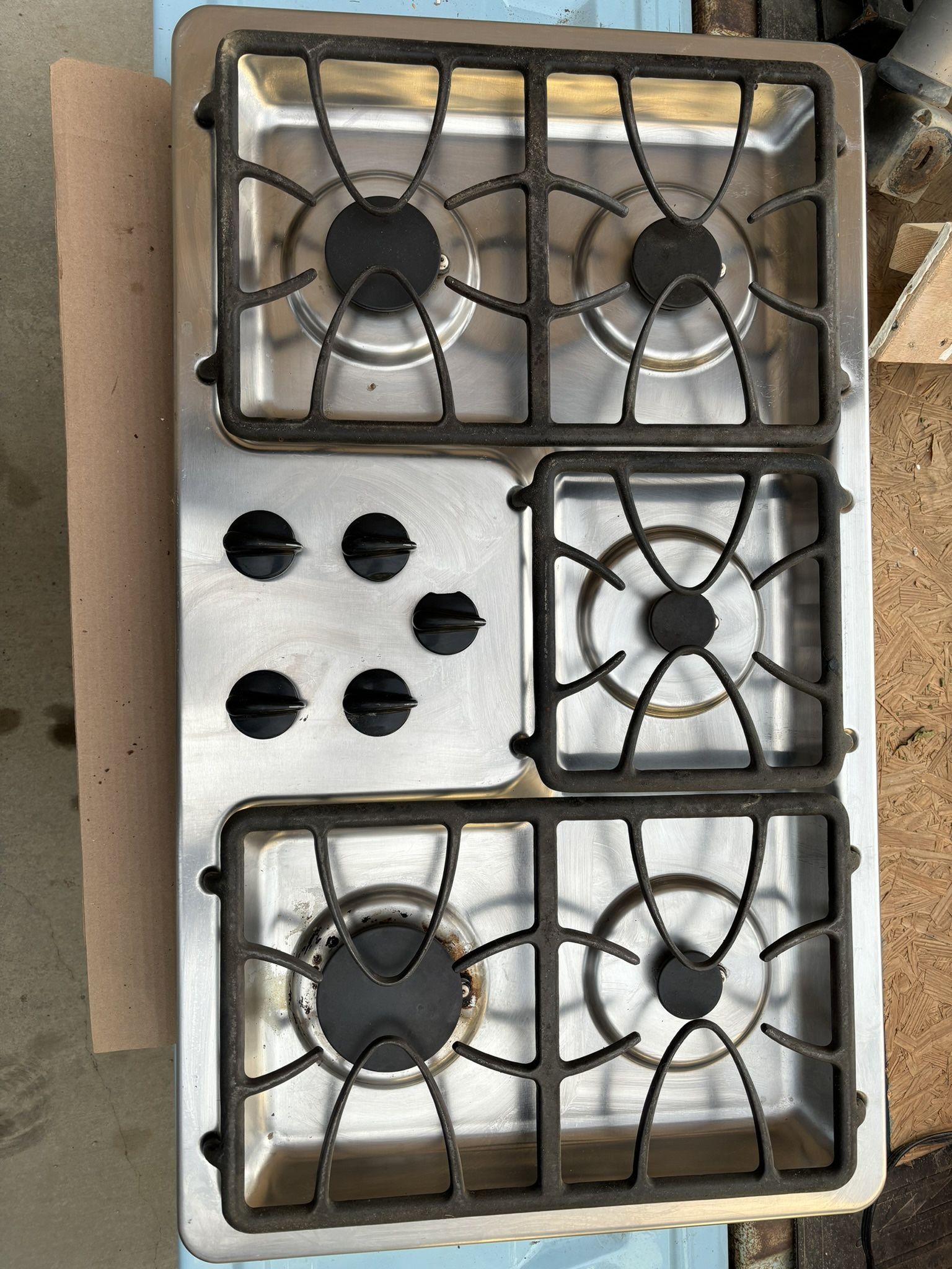 Gas Cooktop Stainless