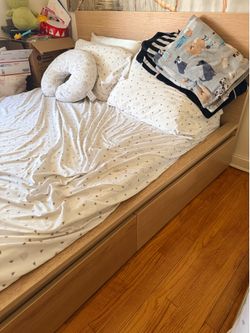 Bed frame and dresser