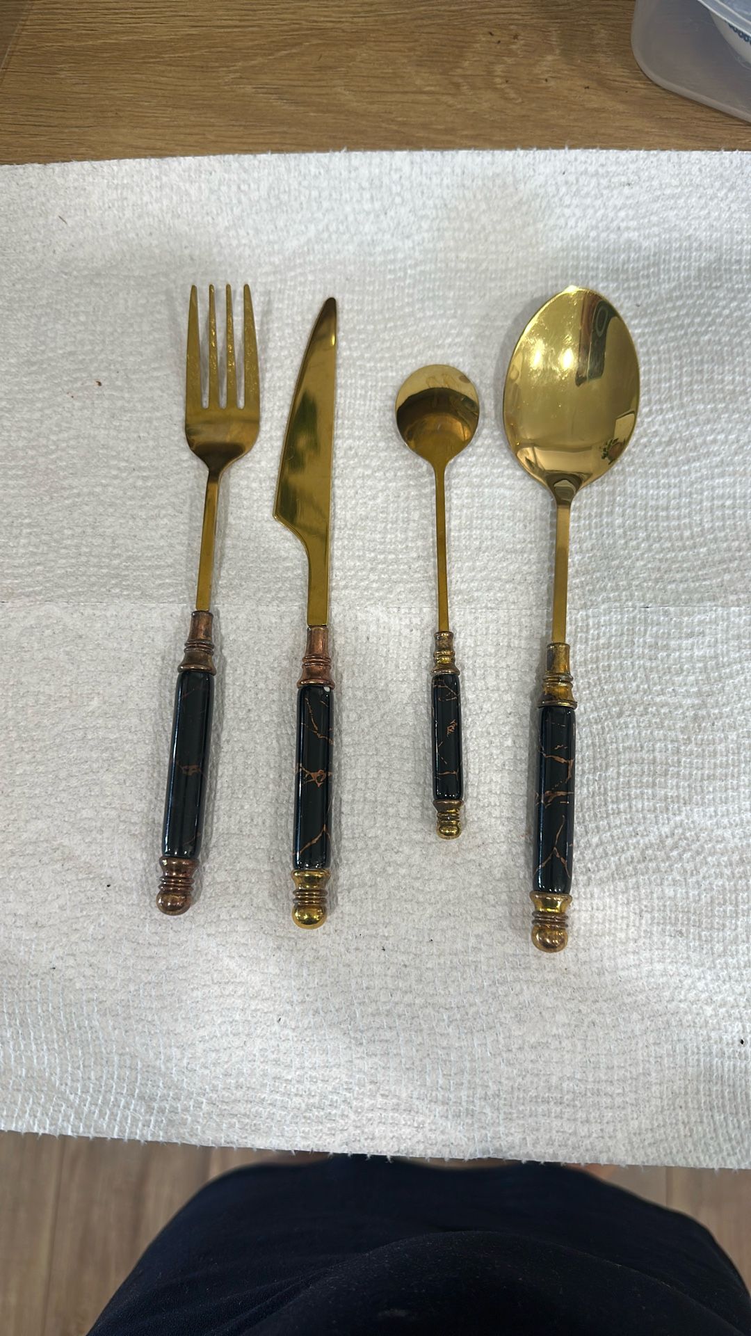 5 Set (20 Pcs) Ceramic Gold Set