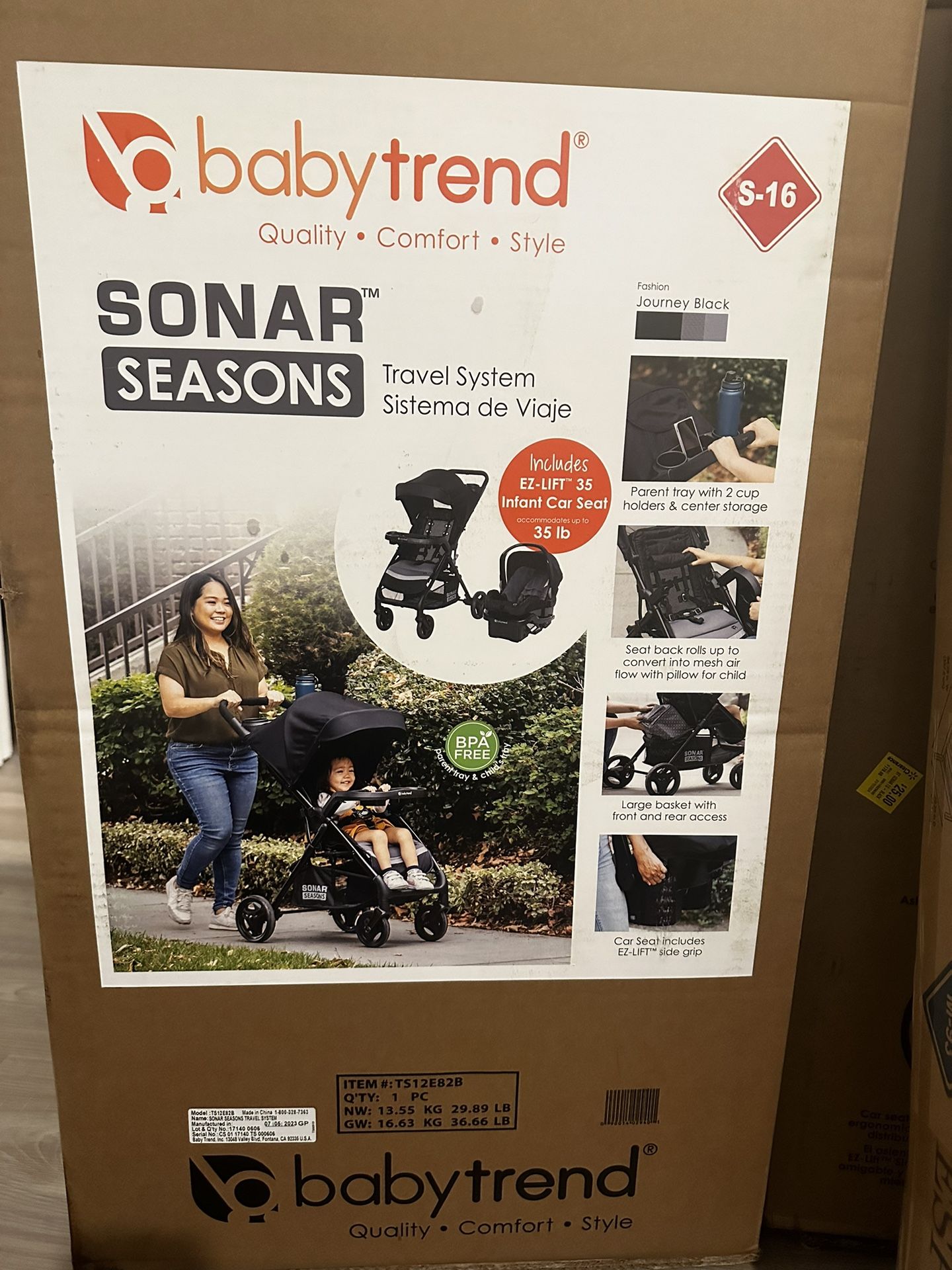 BRAND NEW BABY TREND TRAVEL SYSTEM!!