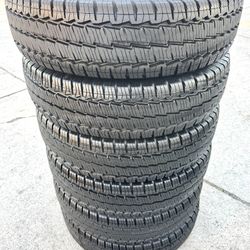 6 CONTINENTAL LT 215/85/16 CARGO 10 PLY TIRES $650 CASH TOTAL‼️ FREE INSTALLATION‼️
