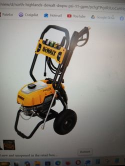 DeWalt 2400 PSI 1.1GPM Electric Pressure Washer- New