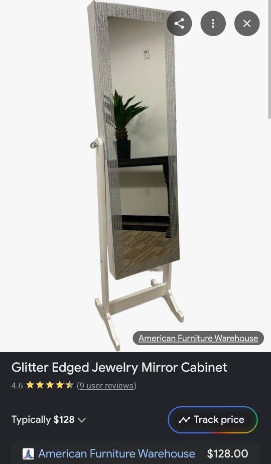 Mirror Jewelry Stand