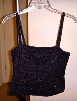 Black Beaded Top