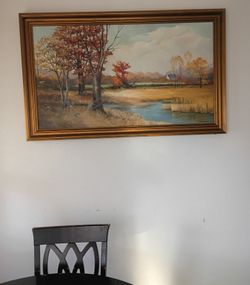 Painting vintage oil