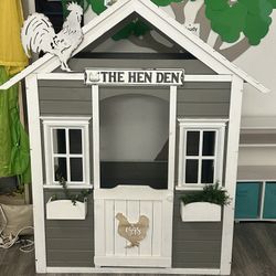 One Of A Kind Custom Made Farmhouse Playhouse