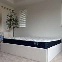 Boucle King Bed Frame (no Headboard) 