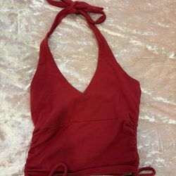 Red Halter Top