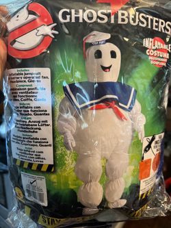Like New!!! Ghostbuster  inflatable costume size 5-7 kids