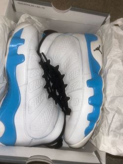 Air Jordan 9 Retro Low White University Blue