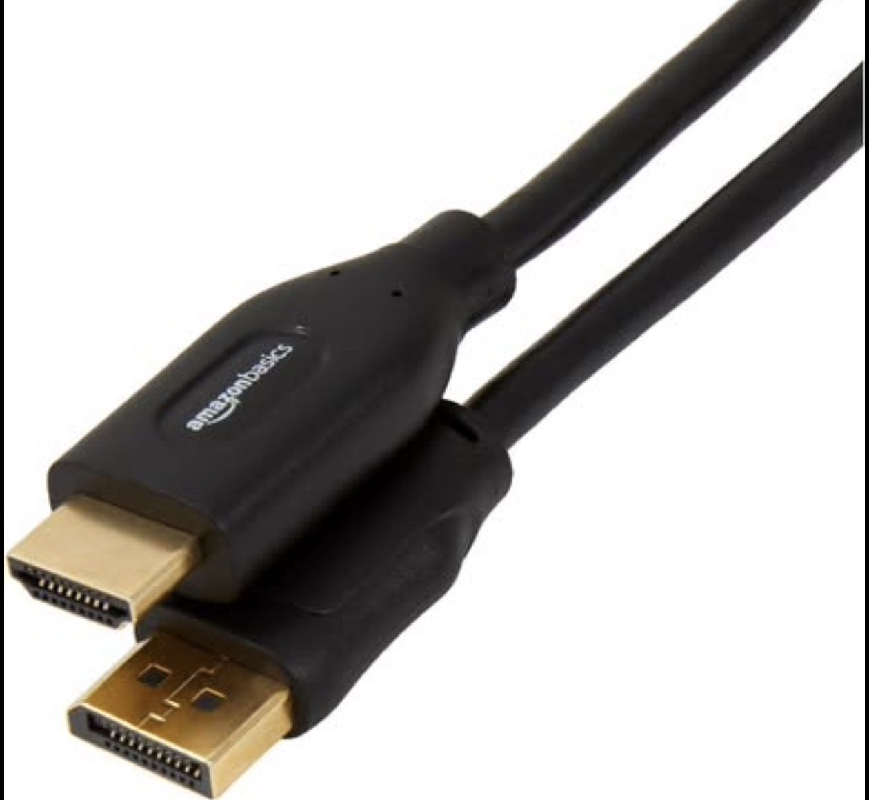 VERY NEW Amazon Basics DisplayPort to HDMI Cable, 25 ft, FHD