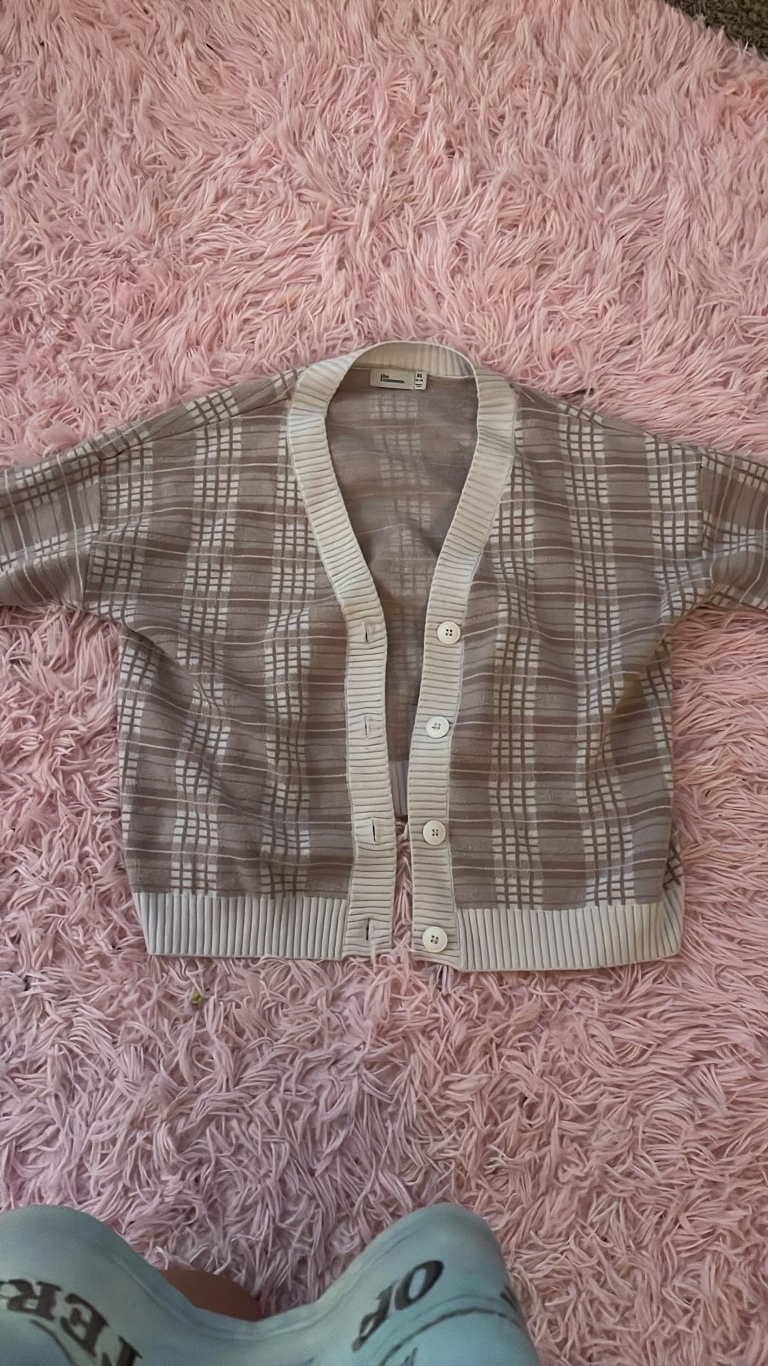 Brown cardigan
