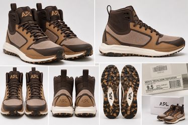 APL TechLoom Defender Athletic Sneaker Almond/Chocolate/Caramel US 9.5