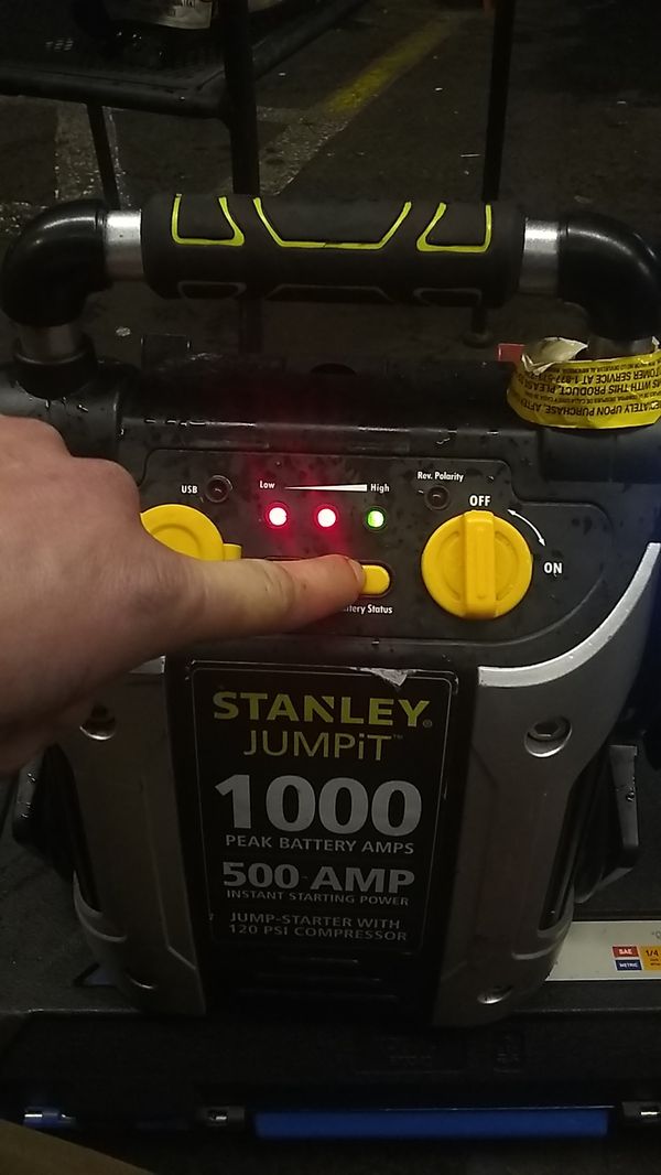 Stanley jumpit 1000 peak battery amps 500 amp instant starting power