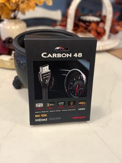 Audioquest Carbon 48 HDMI ultra high speed cable 0.75m/2.5ft  8K-10K - Open Box