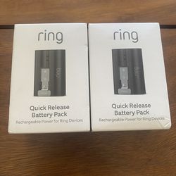 BRAND NEW SEALED Ring Video Doorbell Quick Release Rechargeable Battery Pack Sealed Devices 